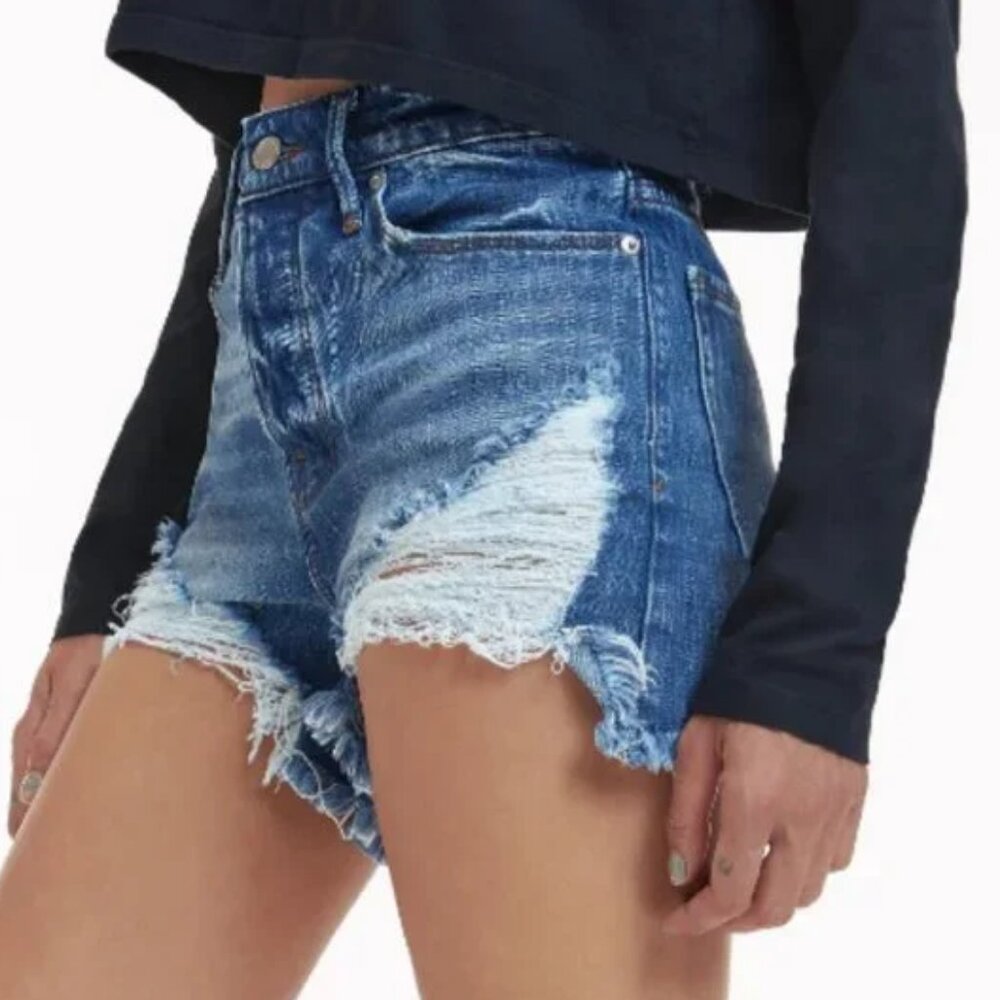 Good American "Bombshell" jean Shorts